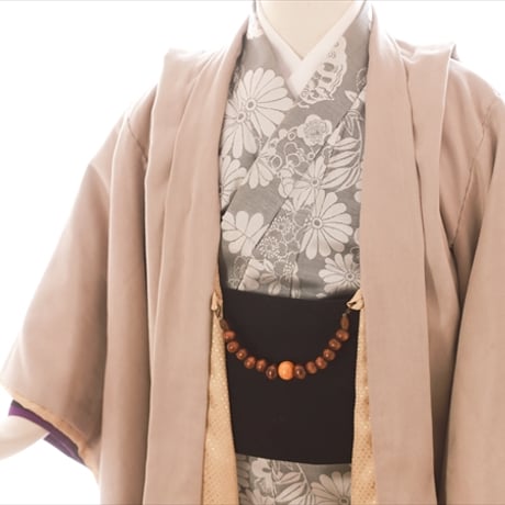 3歳男の子　イチジクちゃんセット　 銀鏡花羽織セット（中古）