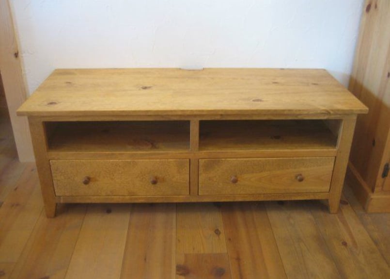 テレビボード 1200 shaker style | 湘南woods パイン材家具専門店