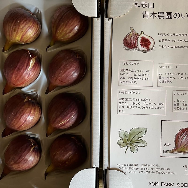 樹上完熟いちじく 8月出荷分の受付 | AOKI FARM & DELI