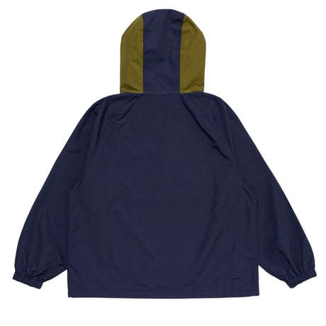 LQQK STUDIO NYLON ANORAK NAVY GREEN