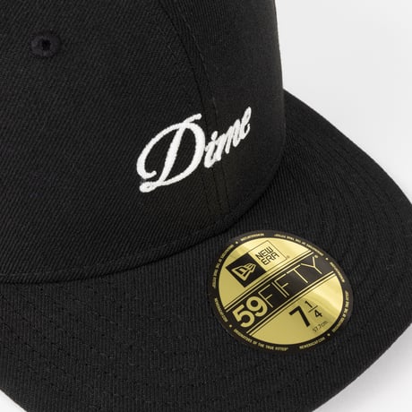 DIME MTL Cursive New Era Cap BLACK
