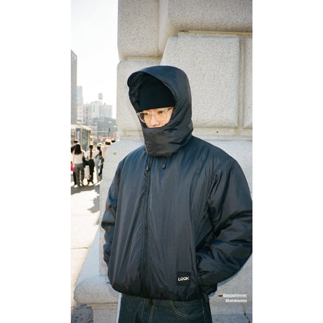 LQQK STUDIO PUFF DOWN JACKET  BLACK