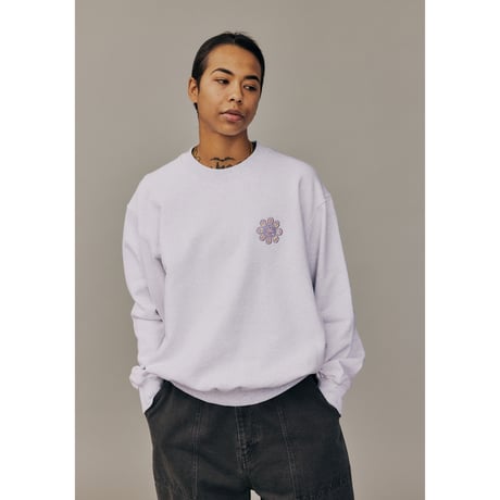 LQQK STUDIO FLOWER POWER SWEAT ASH