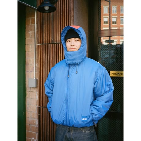 LQQK STUDIO PUFF DOWN JACKET BLUE