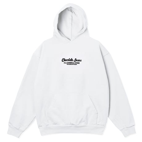 (F.U. GENERAL STORE x Chocolate Jesus) FUCJ Hoodie WHITE
