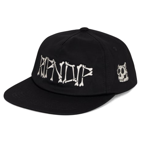RIPNDIP Bones Snapback (BLACK)