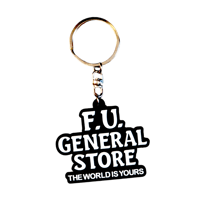 F.U. GENERAL STORE OG LOGO RUBBER KEYCHAIN