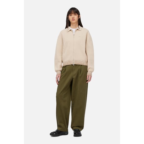 Dime MTL Double Zip Knit Tan