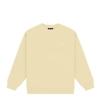 DIME MTL CURSIVE SMALL LOGO CREWNECK CLOUD CREAM