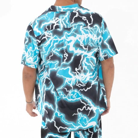RIPNDIP Nikola Short Sleeve Button Up (Black/Blue)
