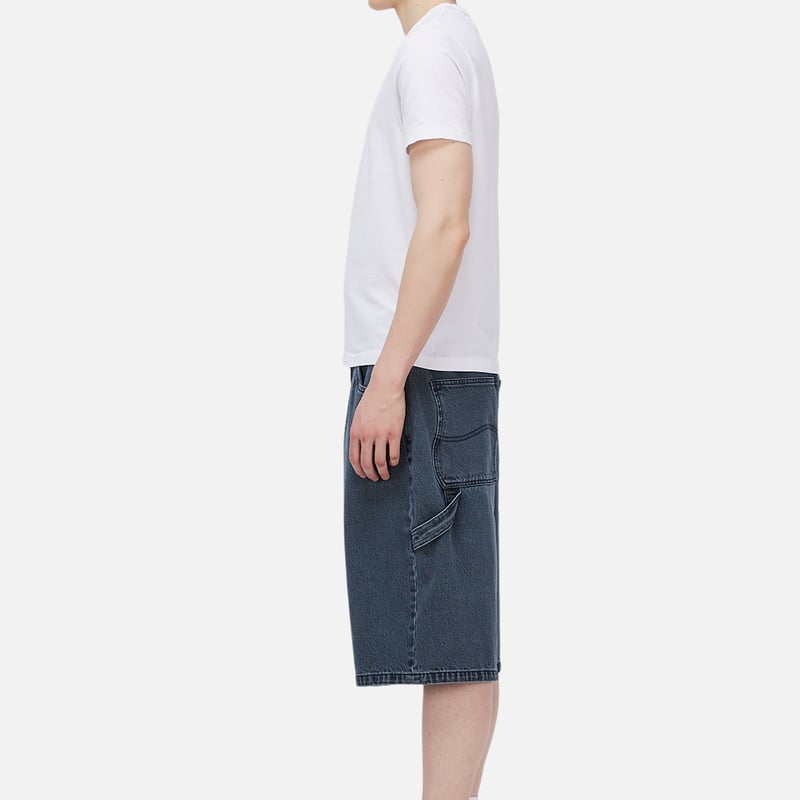 Dime MTL Classic Denim Shorts OVERDYED BLUE | F