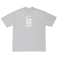 LQQK STUDIO PARTY RECEIPT TEE GRAY