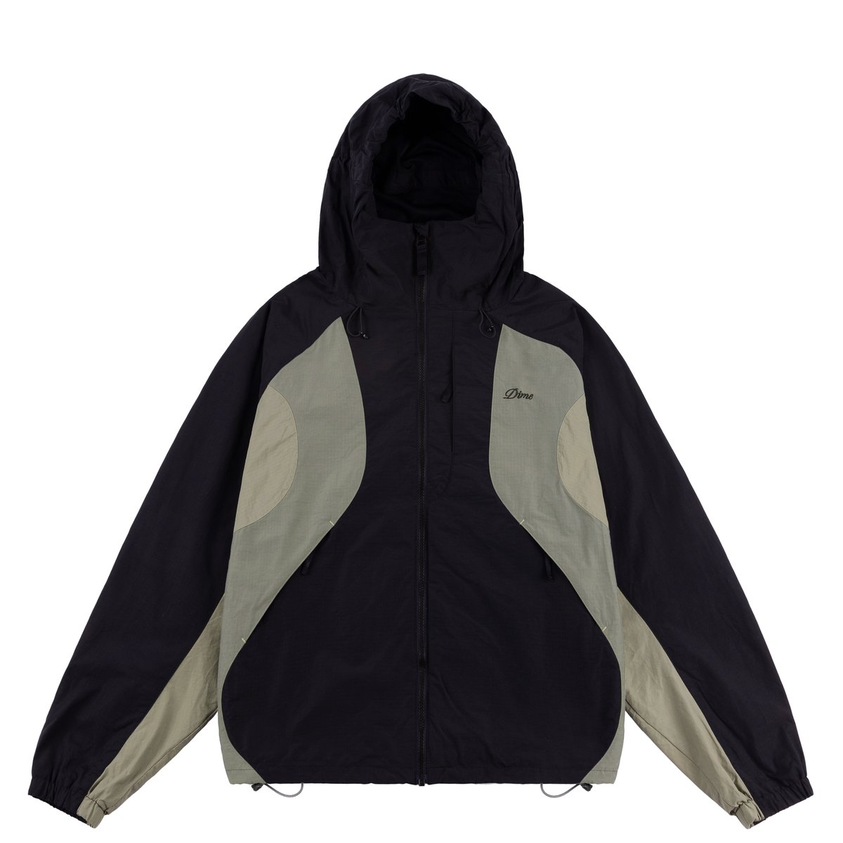 DIME mtl Tech Windbreaker BLACK | F.U. GENERAL