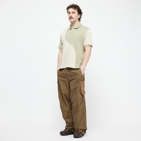 DIME mtl Waffle Polo SAGE