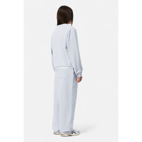 DIME MTL Cursive Small Logo Sweatpants GRAY LAVENDER