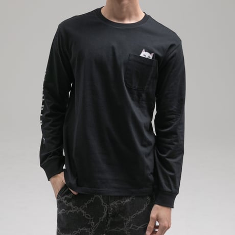 RIPNDIP Lord Nermal Pocket Long Sleeve Black