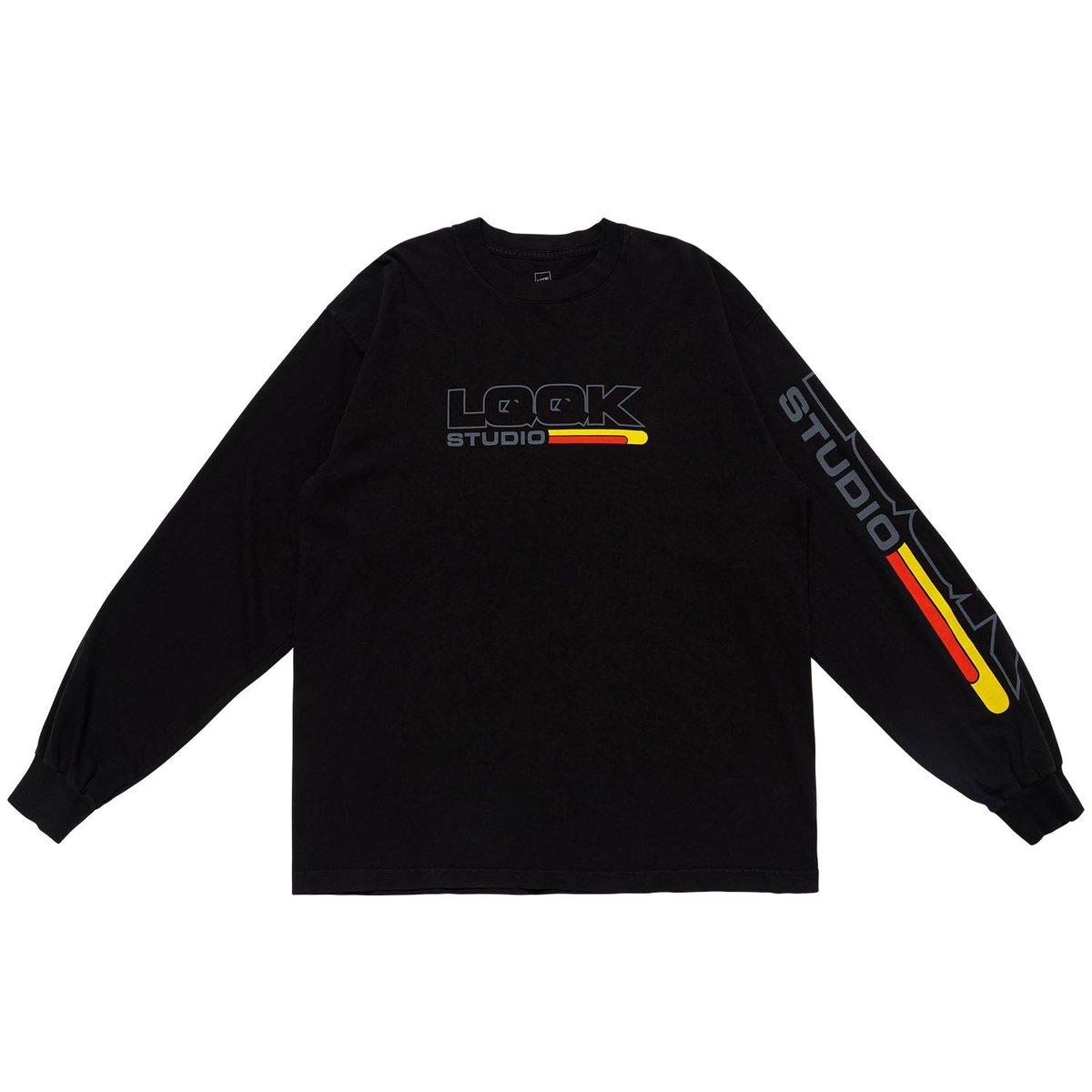 新品L■LQQK Studio Camber Arc Logo Crewneck 新品M□LQQK Studio Camber Arc Logo Crewneck