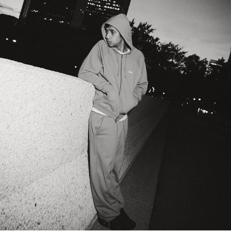 DIME MTL Cursive Small Logo Hoodie ASH