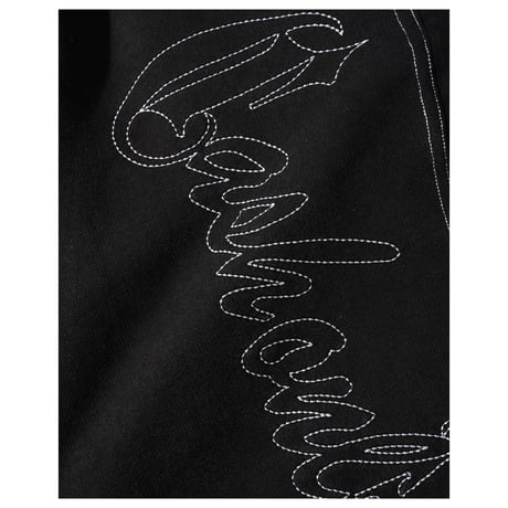CASH ONLY Strip Fleece Sweatpants Washed Black