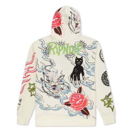 RIPNDIP Travis Hoodie OFF WHITE