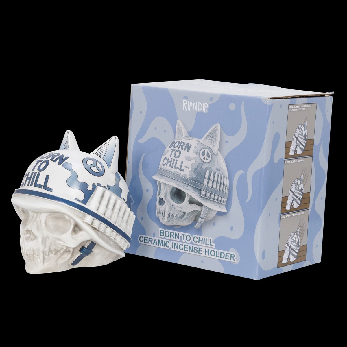 RIPNDIP Born To Chill Ceramic Incense Holder (I