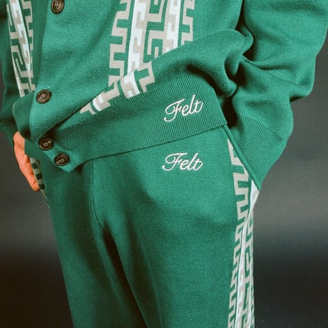 FELT Havana Cotton Knit  Pants GREEN