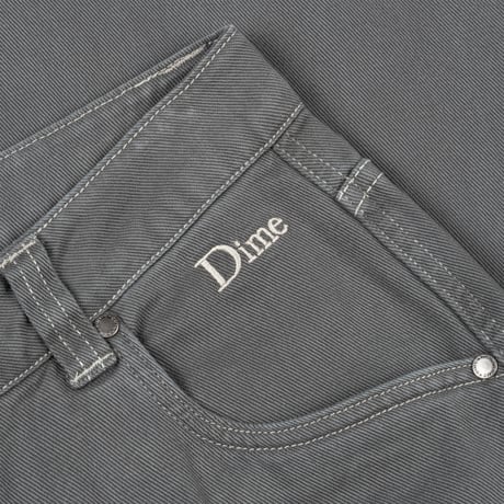 DIME MTL CLASSIC BAGGY DENIM PANTS DARK GRAY