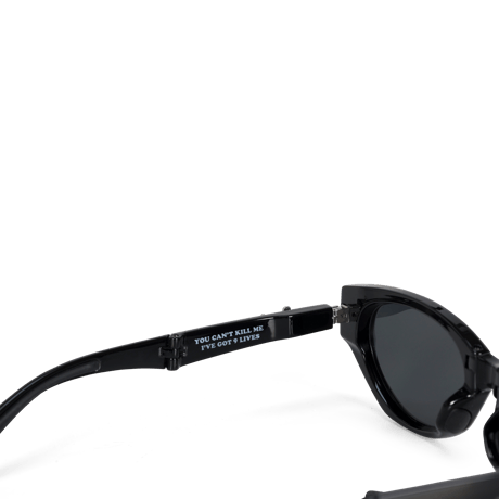 RIPNDIP Castanza Folding Sunglasses (Black)