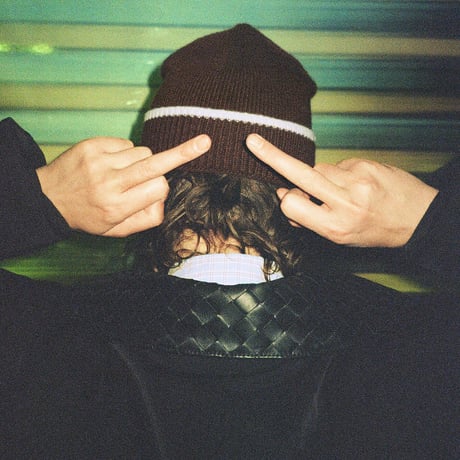 SNEEZE MAGAZINE CONTRAST STRIPE BEANIE