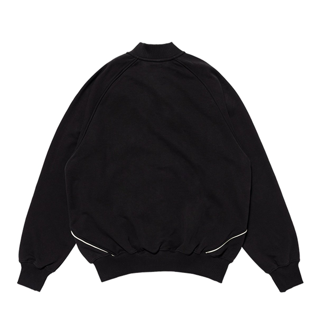 LQQK STUDIO TEAM ZIP FLEECE SWEATSHIRT BLACK | 