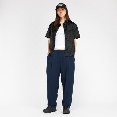 DIME mtl Chilling Satin Shirt BLACK