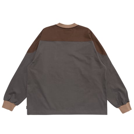 LQQK STUDIO HOCKEY TEE BROWN GREY