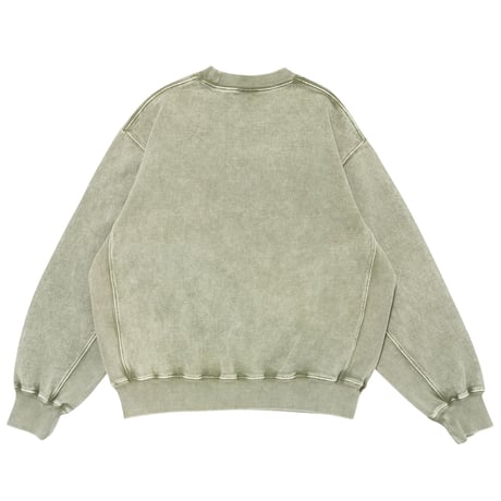 LQQK STUDIO FLOWER POWER SWEAT SAGE GREEN