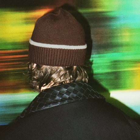 SNEEZE MAGAZINE CONTRAST STRIPE BEANIE