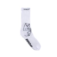 RIPNDIP Lord Nermal Socks (White)