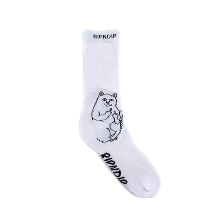 RIPNDIP Lord Nermal Socks (White)