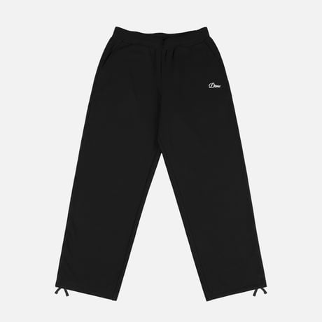 DIME MTL Cursive Small Logo Sweatpants BLACK