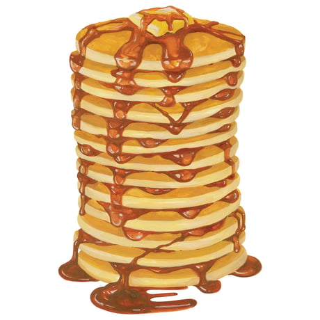 SNEEZE MAGAZINE PANCAKES SKATEBOARD