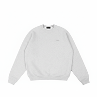 DIME MTL Cursive Small Logo Crewneck ASH