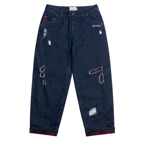 DIME mtl Secret Baggy Denim Pants INDIGO