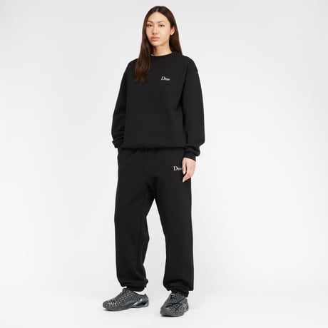 DIME mtl Classic Small Logo Sweatpants BLACK
