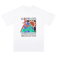 THE GOOD COMPANY Breakfast Run Tee (white)