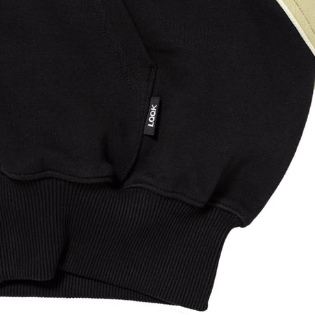 LQQK STUDIO TEAM ZIP FLEECE SWEATSHIRT BLACK