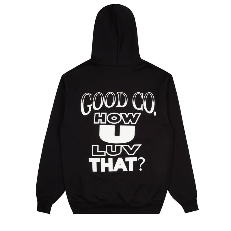 THE GOOD COMPANY LUV Hoodie black F.U. GENE