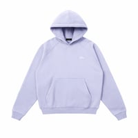 DIME MTL Cursive Small Logo Hoodie GRAY LAVENDER
