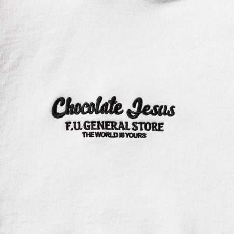 (F.U. GENERAL STORE x Chocolate Jesus) FUCJ Hoodie WHITE