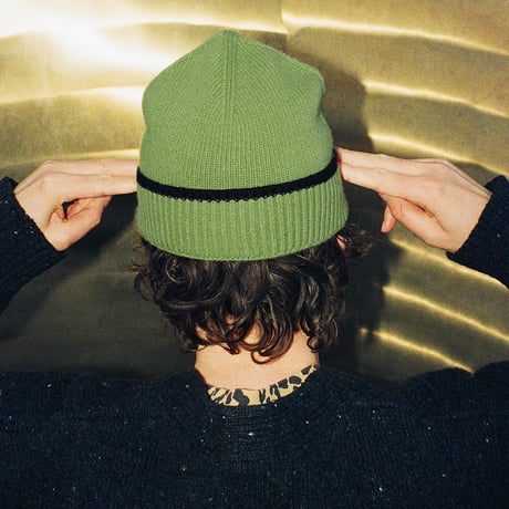 SNEEZE MAGAZINE CONTRAST STRIPE BEANIE