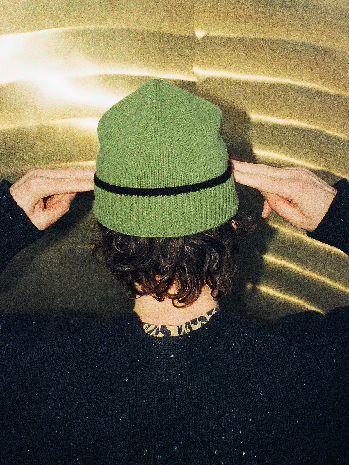 SNEEZE MAGAZINE CONTRAST STRIPE BEANIE | F.U. G