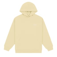 DIME MTL CURSIVE SMALL LOGO HOODIE CLOUD CREAM