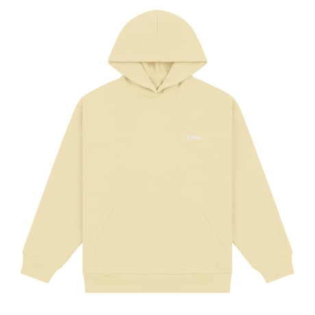 DIME MTL CURSIVE SMALL LOGO HOODIE CLOUD CREAM